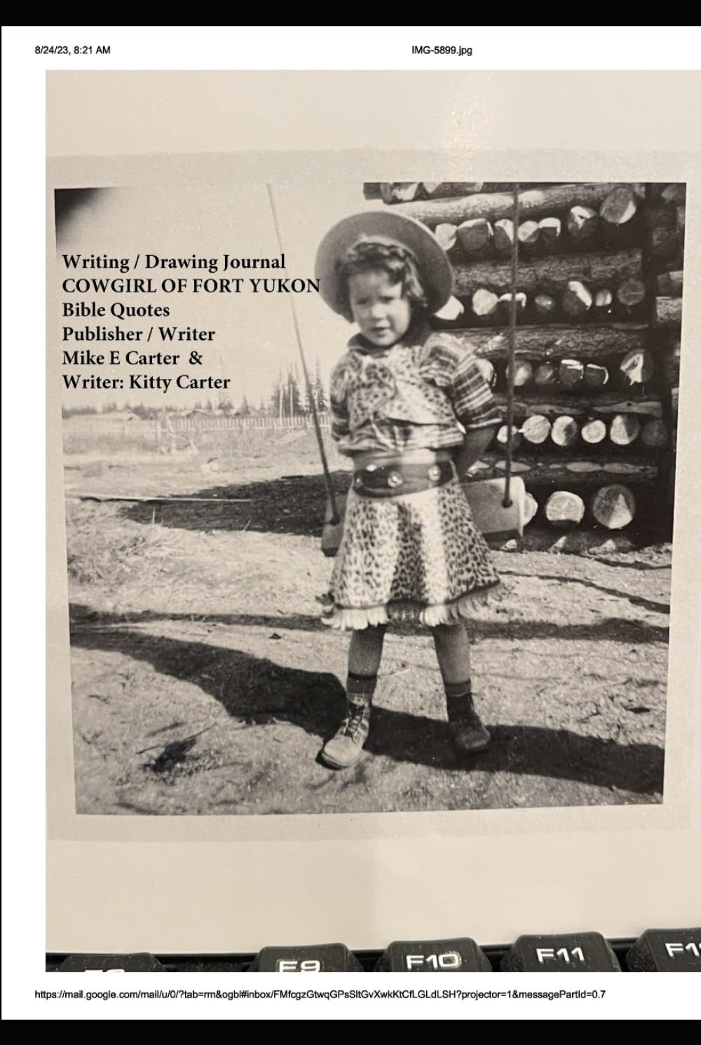 Writing / Drawing Journal: Cowgirl of Fort Yukon - 4183