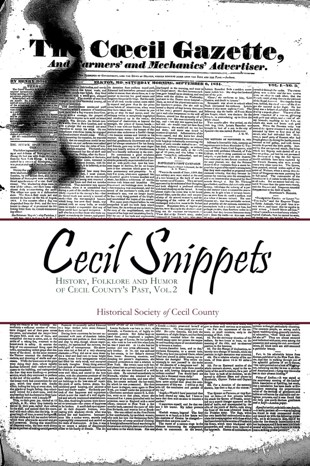 Cecil Snippets: History, Folklore and Humor of Cecil County's Past, Vol 2