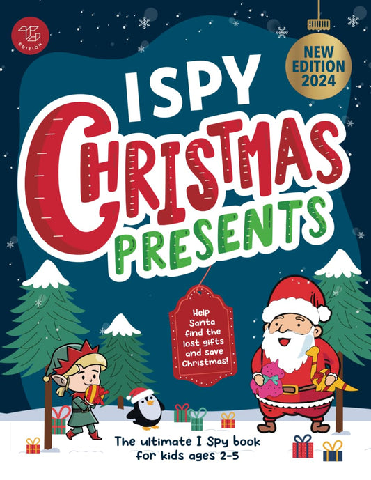 I Spy Christmas Presents: Help Santa find the lost gifts and save Christmas! The ultimate I Spy book for kids ages 2-5 (I Spy Books for Toddlers) - 6653