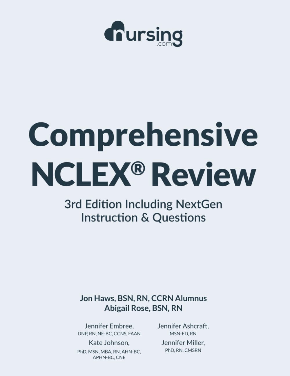 Comprehensive NCLEX Review: 3rd Edition Including NextGen Instructions & Questions: (2023 NCLEX® test plan, full-color, content + NCLEX® practice ... nursing cheat sheets) (Must-Have NCLEX Prep) - 7811