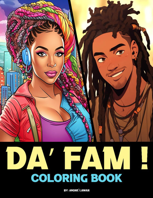 Da’Fam Coloring Book | Discover the Beauty of Diverse Young Black Adults