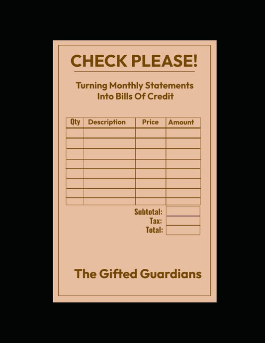 Check Please!: Turning Monthly Statements Into Bills of Credit - 8272