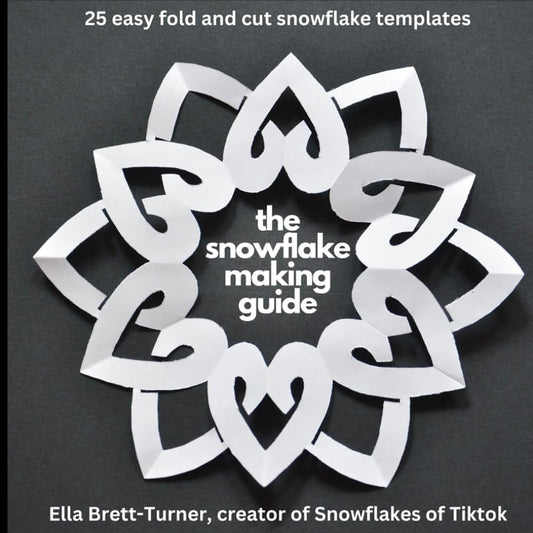The Snowflake Making Guide: 25 Easy Fold and Cut Snowflake Templates - 1846