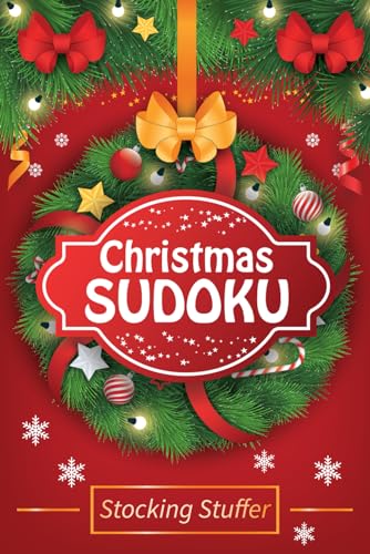 Stocking Stuffers for Adults: Christmas Sudoku – Easy, Medium & Hard - 7547