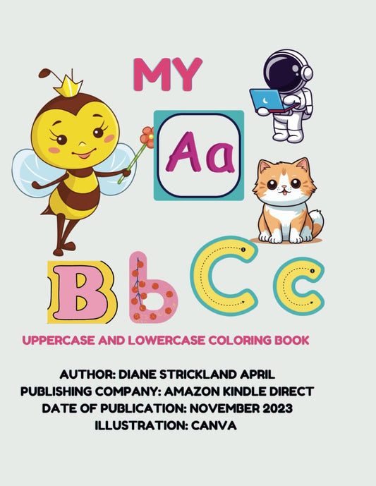My A B C Uppercase and Lowercase Coloring Book - 6133