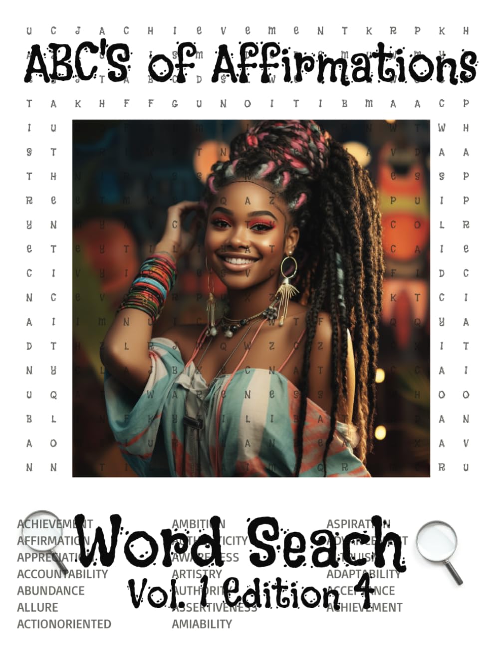 ABC's Of Affirmations Word Search Puzzle Book: African American Inspirational Word Search Book