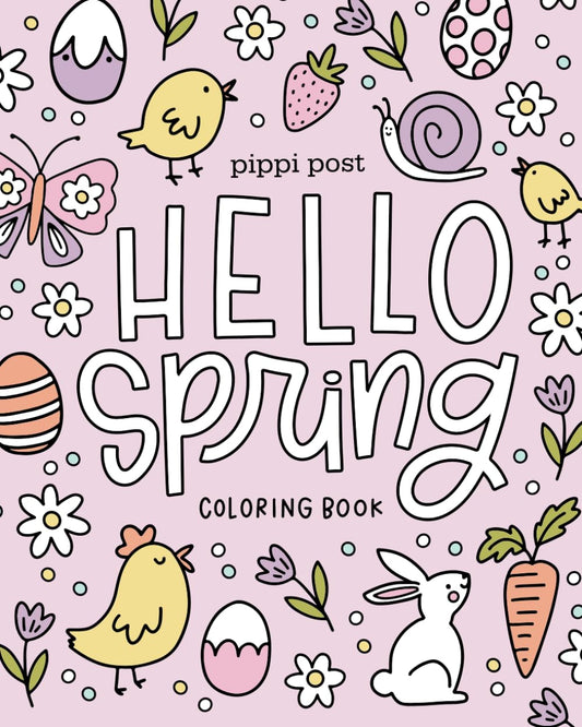 Hello Spring Coloring Book - 8971