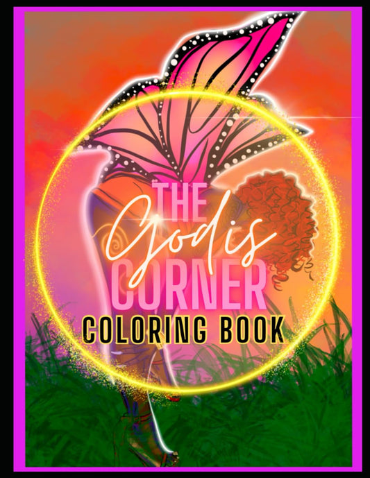 The Godis Corner : A Mindfulness coloring book: Affirmation coloring book| An adult coloring book filled with affirmations | Black girl coloring book - 7366