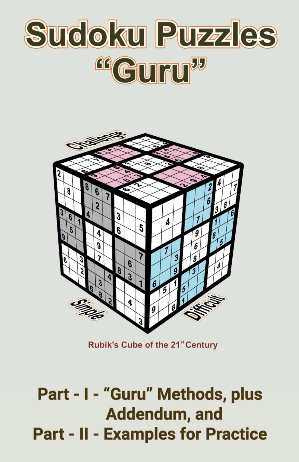 Sudoku Puzzles "Guru": Part-I - "Guru" Methods, Plus Addendum, and Part-II - Examples for Practice