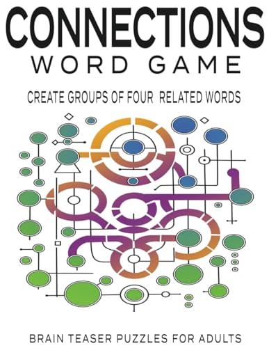 Connections Puzzle Book: Connections Word Game: Brain Teaser Puzzles for Adults - 6331