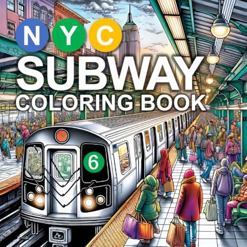 NYC Subway Coloring Book - 8237