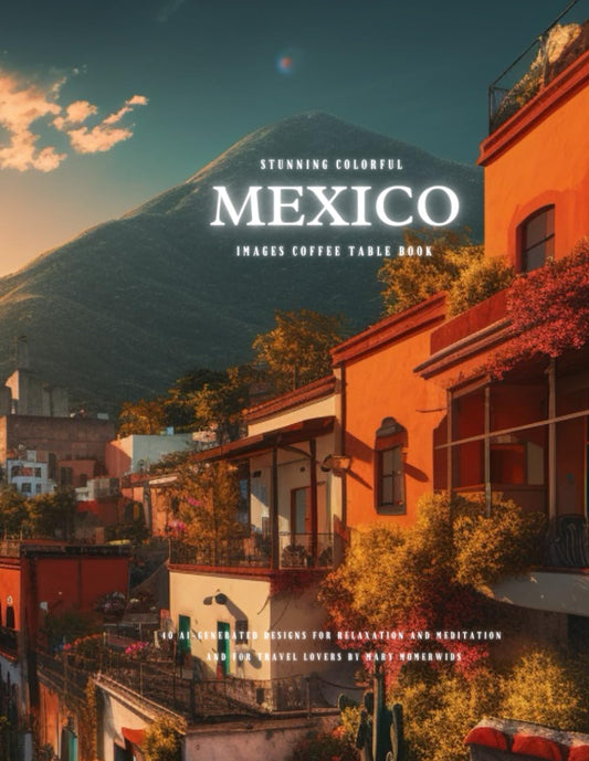Stunning Colorful Mexico Images Coffee Table Book: 40 AI-Generated Designs for Relaxation and Meditation and for Travel Lovers (Central America Images Coffee Table Books) - 7430