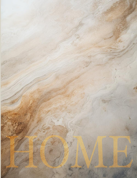 Home Decorative Book: Home Sweet Heaven, Large Neutral Accents for Coffee Table Style, Elegant Object to Elevate Your Space, A Stylish Addition to Your Living Room or Entryway Decor - 5804