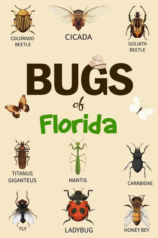 Bug Of Florida: Identification Log Book for Insect Enthusiasts, Bug Journal to Observe and Record Bug & Insect Collecting Information, Bug Lovers (Gifts for Kids And Adults Entomologists) - 1424