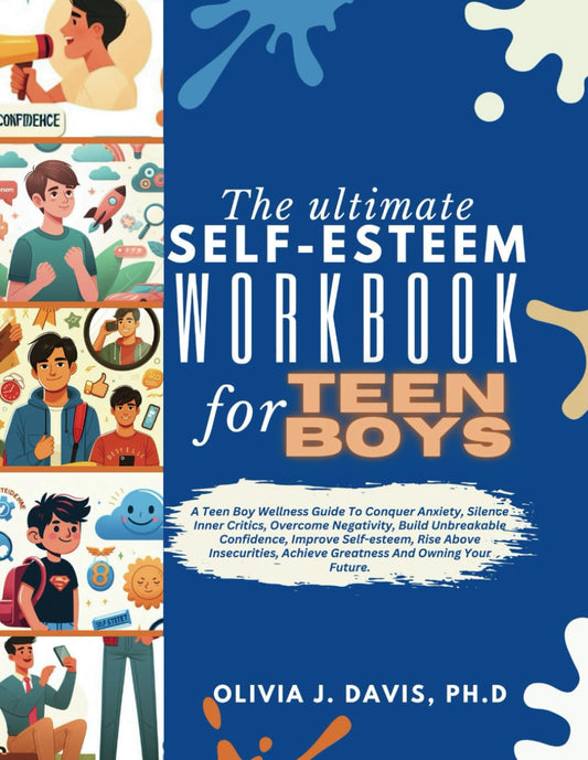 The Ultimate Self-Esteem Workbook For Teen Boy: A Teen Boy Wellness Guide To Conquer Anxiety, Silence Inner Critics, Overcome Negativity, Build ... Achieve Greatness And Owning Your Future. - 7005
