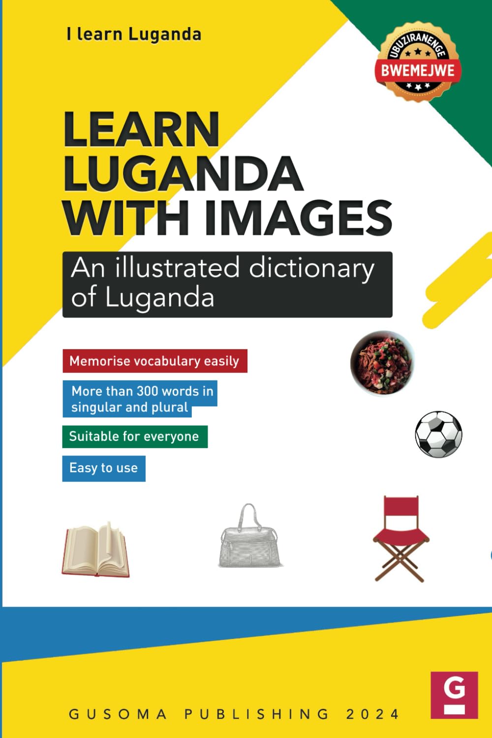 Learn Luganda with images: Illustrated dictionary of Luganda - 7354