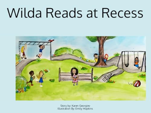 Wilda Reads at Recess - 2838