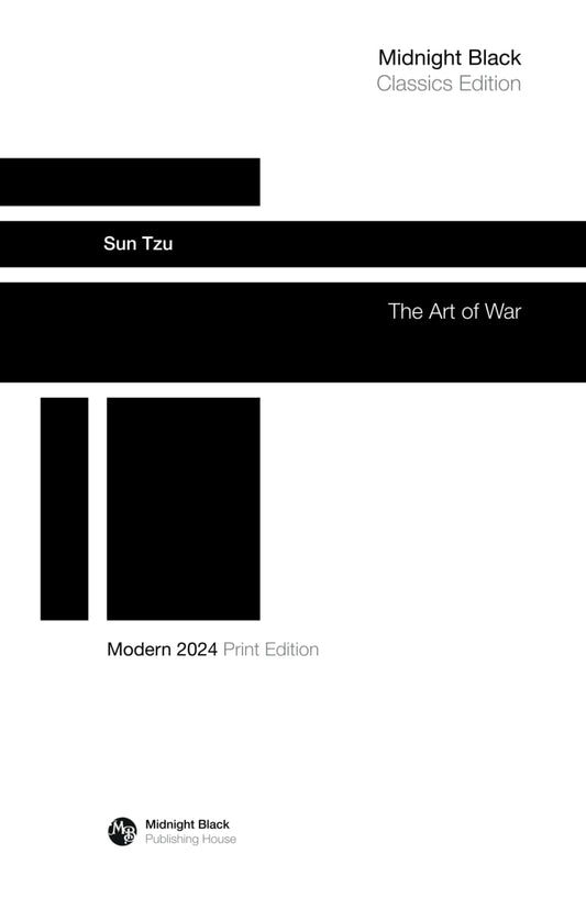 The Art of War - Sun Tzu (Midnight Black Classics Edition) - 8336