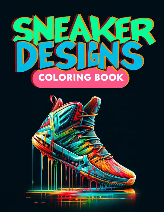 Sneaker Designs Coloring Book - 1608
