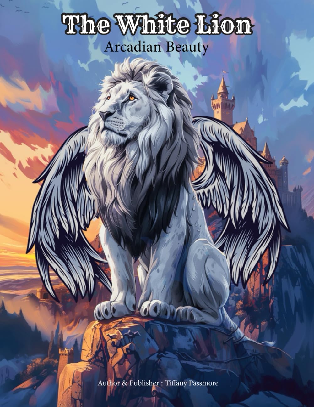 The White Lion: Coloring Book: Arcadian Beauty