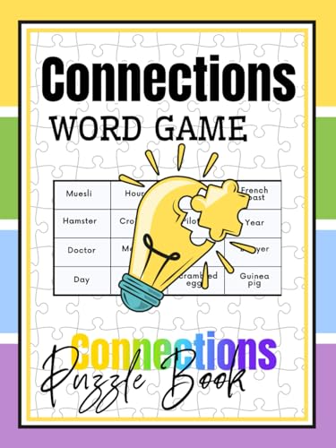 Connections Puzzle Book: Four-by-Four Word Connections Game to keep your mind sharp and have fun; Word Puzzles for Adults - 9939