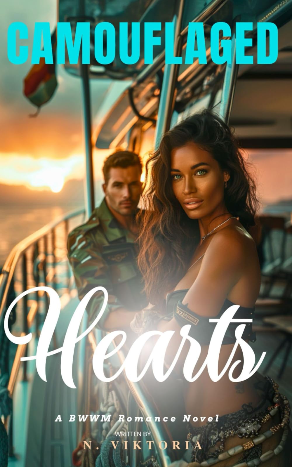 Camouflaged Hearts: A BWWM Steamy Dark Interracial Multicultural Opposite Attract, second Chances Military Love Intriguing Contemporary Army Romance Novel (Unguarded Heart Series) - 7841