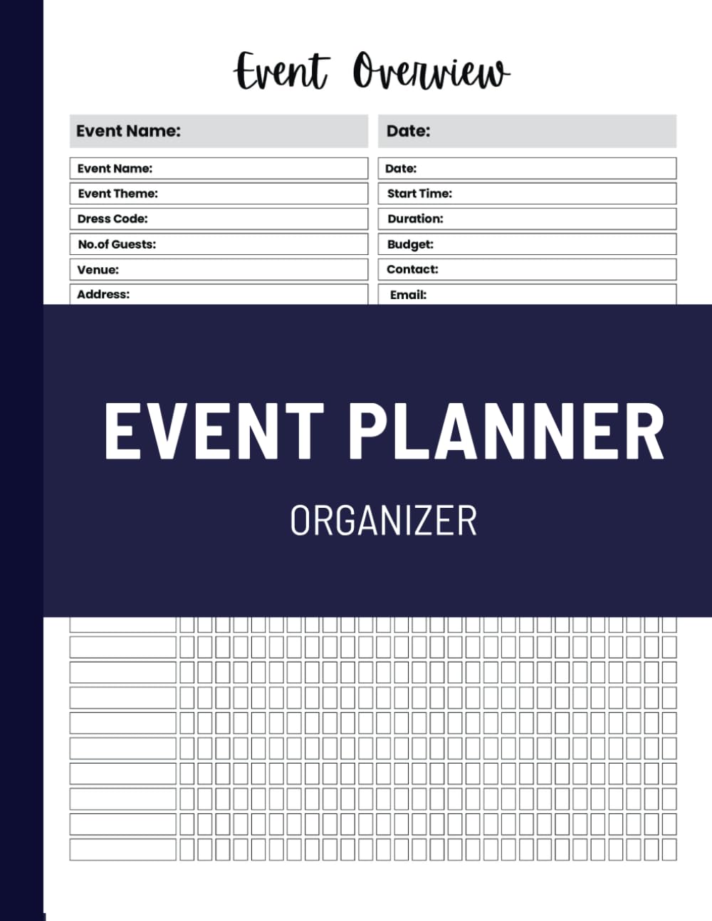 Event Planner Organizer: Stay organized with this comprehensive event planning management book for birthdays, weddings, and holiday house parties. ... lists, menus, to-do lists, and shopping lists - 2637