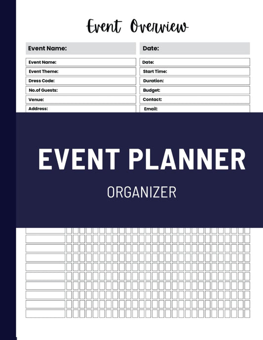 Event Planner Organizer: Stay organized with this comprehensive event planning management book for birthdays, weddings, and holiday house parties. ... lists, menus, to-do lists, and shopping lists - 2637