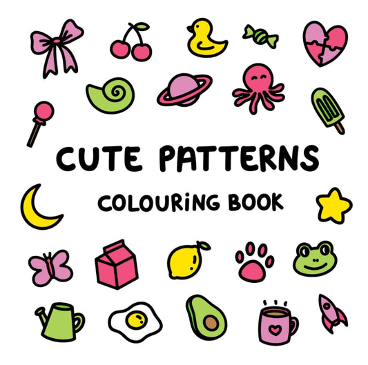 Cute Patterns Colouring Book (Simple & Easy Colouring Books by ali) - 4601