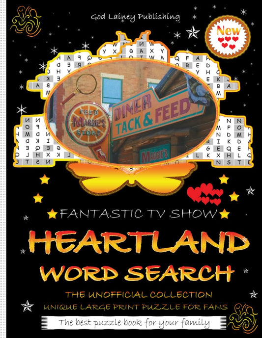 HEARTLAND WORD SEARCH - The Unofficial Collection: Fantastic TV Show Puzzle Book for Teens, Adults, Seniors - Large Print, Anti Eye Strain - Ideal Gifts For Friends, Family, Office, Loved Ones