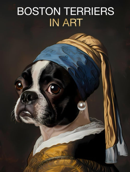 Boston Terriers in Art: Portraits inspired by iconic masterpieces