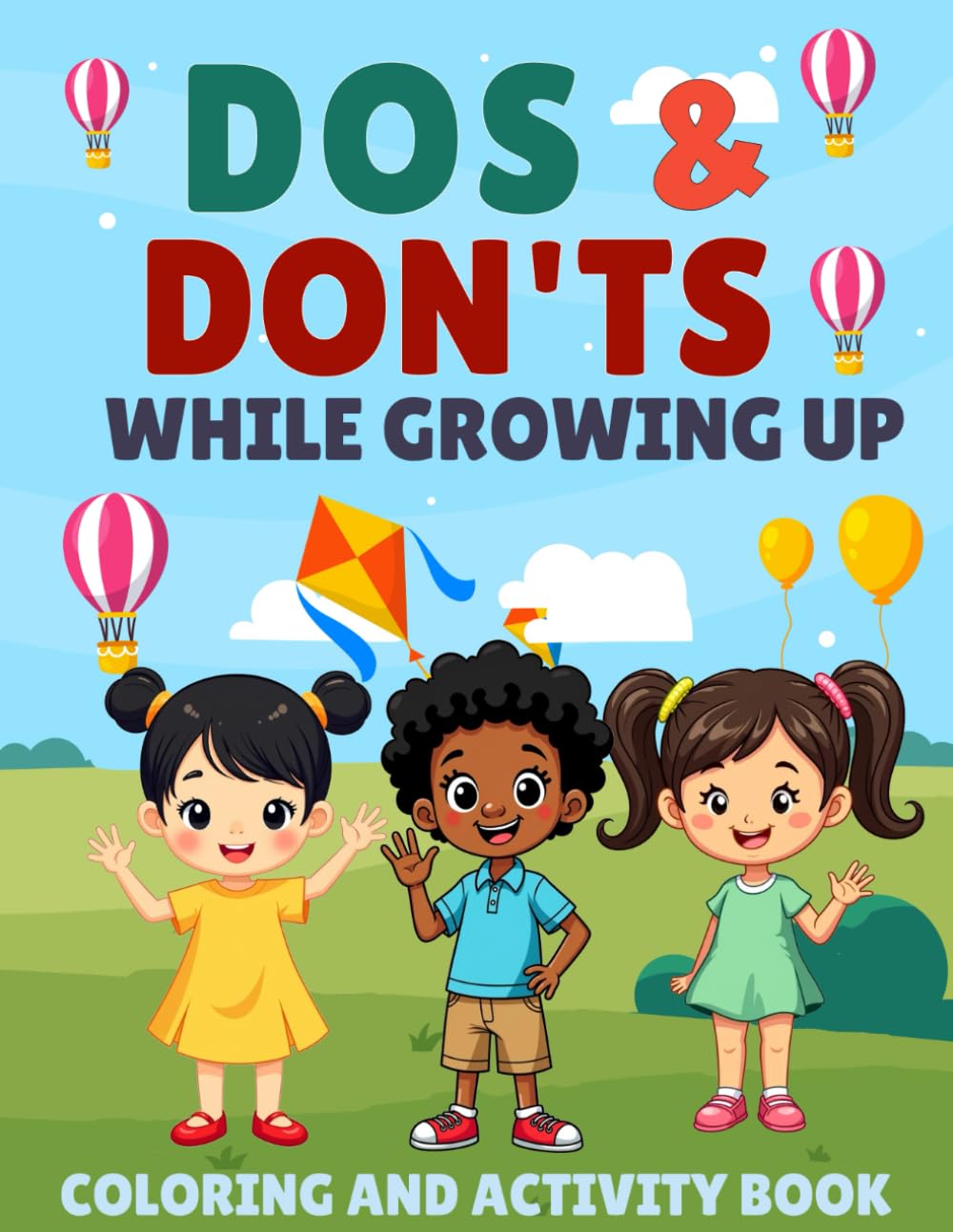 Do's and Don'ts while growing up: children coloring book