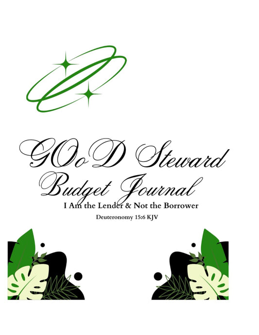 GOoD Steward Budget Journal - 1270