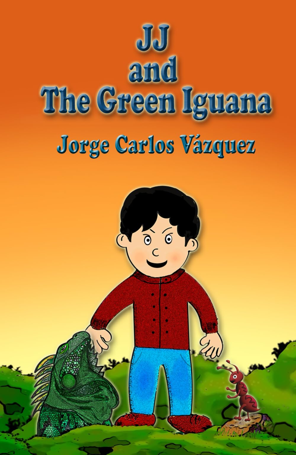 JJ and the green Iguana - 4568