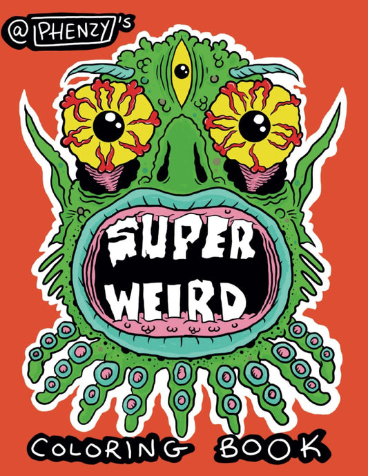 Super Weird Coloring Book - 7344