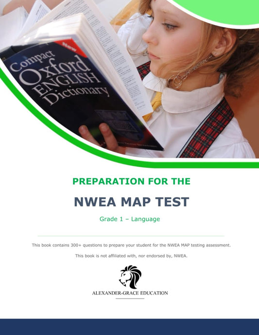 NWEA Map Test Preparation - Grade 1 Language - 5355
