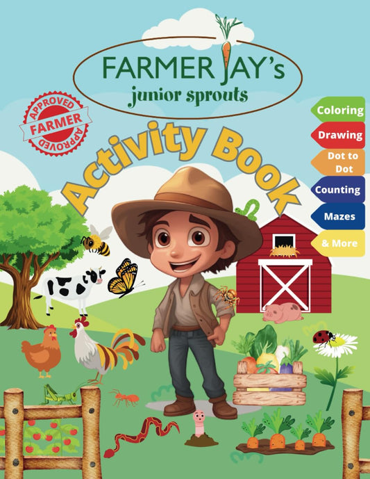 Farmer Jay's Junior Sprouts Activity Book