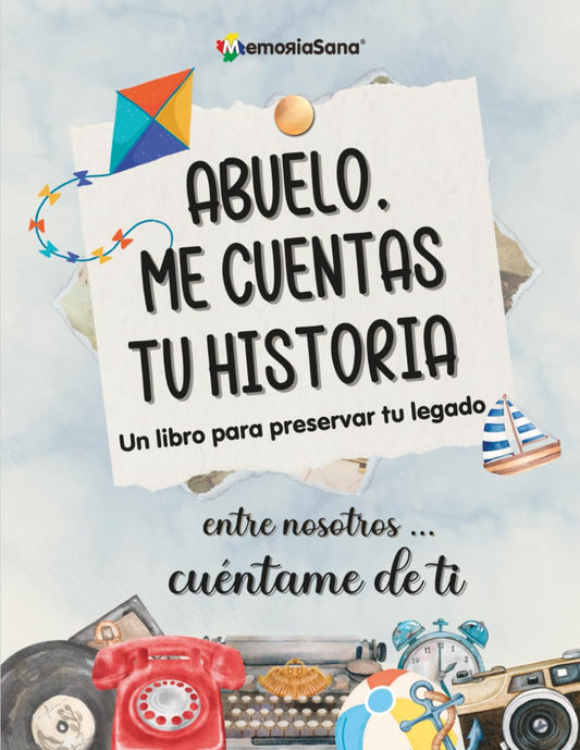 Abuelo, Me Cuentas Tu historia. Entre Nosotros...Cuéntame De Ti: Más de 180 Preguntas para Explorar, Inspirar, Reflexionar y Dejar un Legado de Vida ... nosotros...Cuentame de ti) (Spanish Edition) - 5221