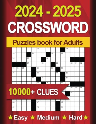 Crossword Puzzles Book For Adults: Over 10000+ Verified qlues: (Easy, Medium & Hard) - 2270