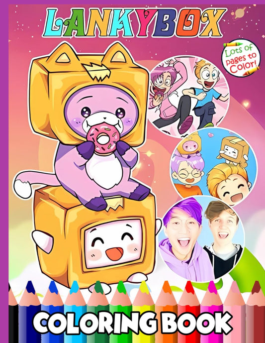 LankyB0x Coloring Book: [NEW] Coloring Book For Kids, Ages 4-8, Ages 8-12 and Adults With 100+ High Quality Coloring Pages | Perfect Gift Holidays for Children - 3123