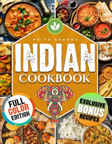 Indian Cookbook: Discover the Magic of Indian Cuisine with Traditional Recipes Capturing India's Rich Heritage | A Step-by-Step Guide for Home Cooks Indian Cuisine with Spices & Stories - 3853
