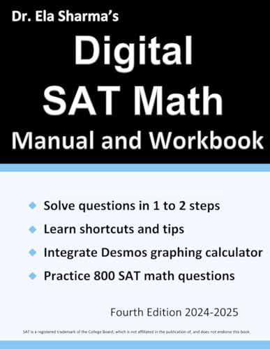SAT Math Manual and Workbook: For the New SAT - 3959