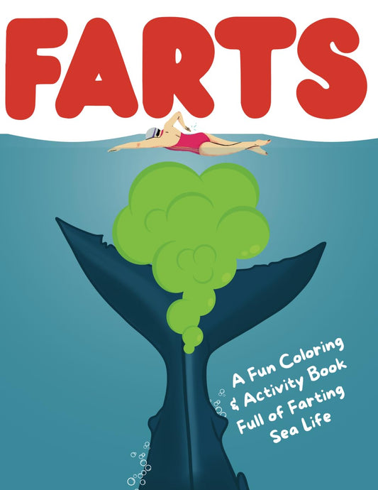Shark Farts: A Fun Coloring & Activity Book For Kids Of All Ages - 3157