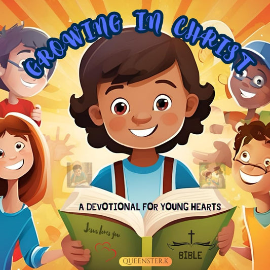 Growing in Christ: A Devotional for Young Hearts: 31 Days to Reflect on God’s word, Write, and Pray - 6626