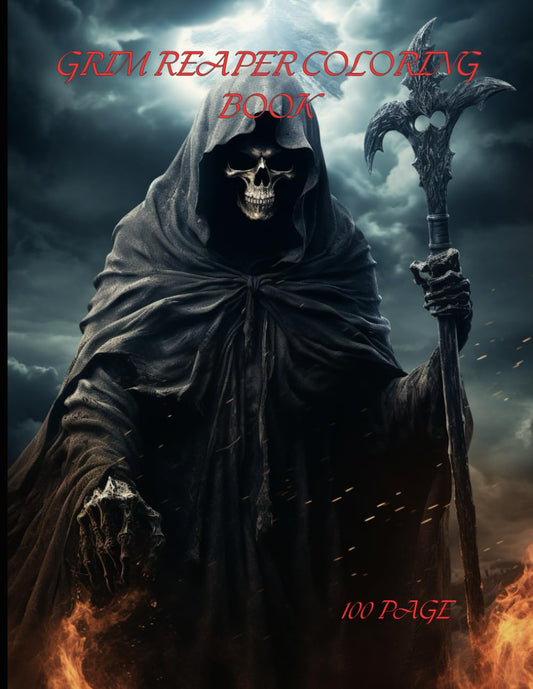 Grim Reaper Coloring Book - 6090