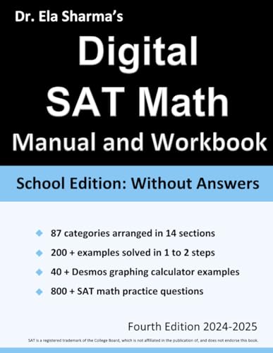 Digital SAT Math Manual and Workbook - 6777