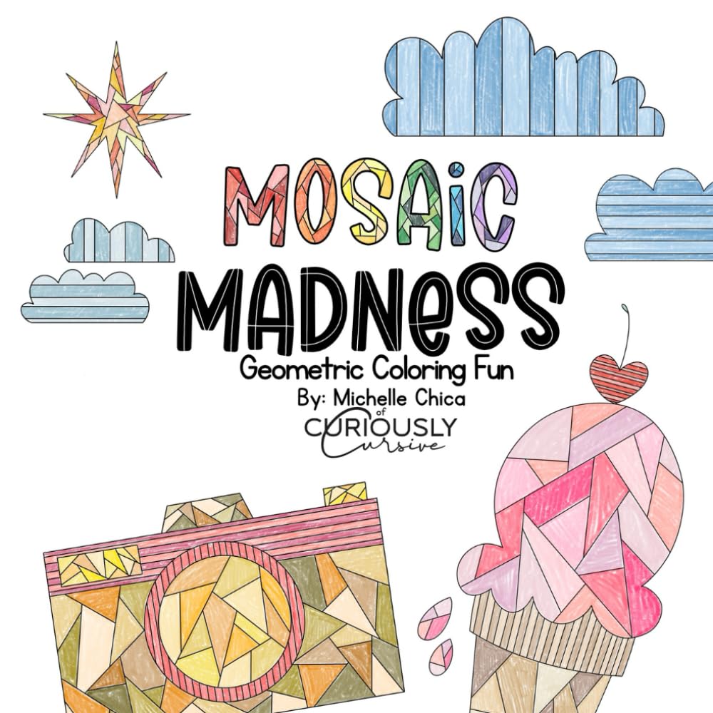 Mosaic Madness: Geometric Coloring Fun