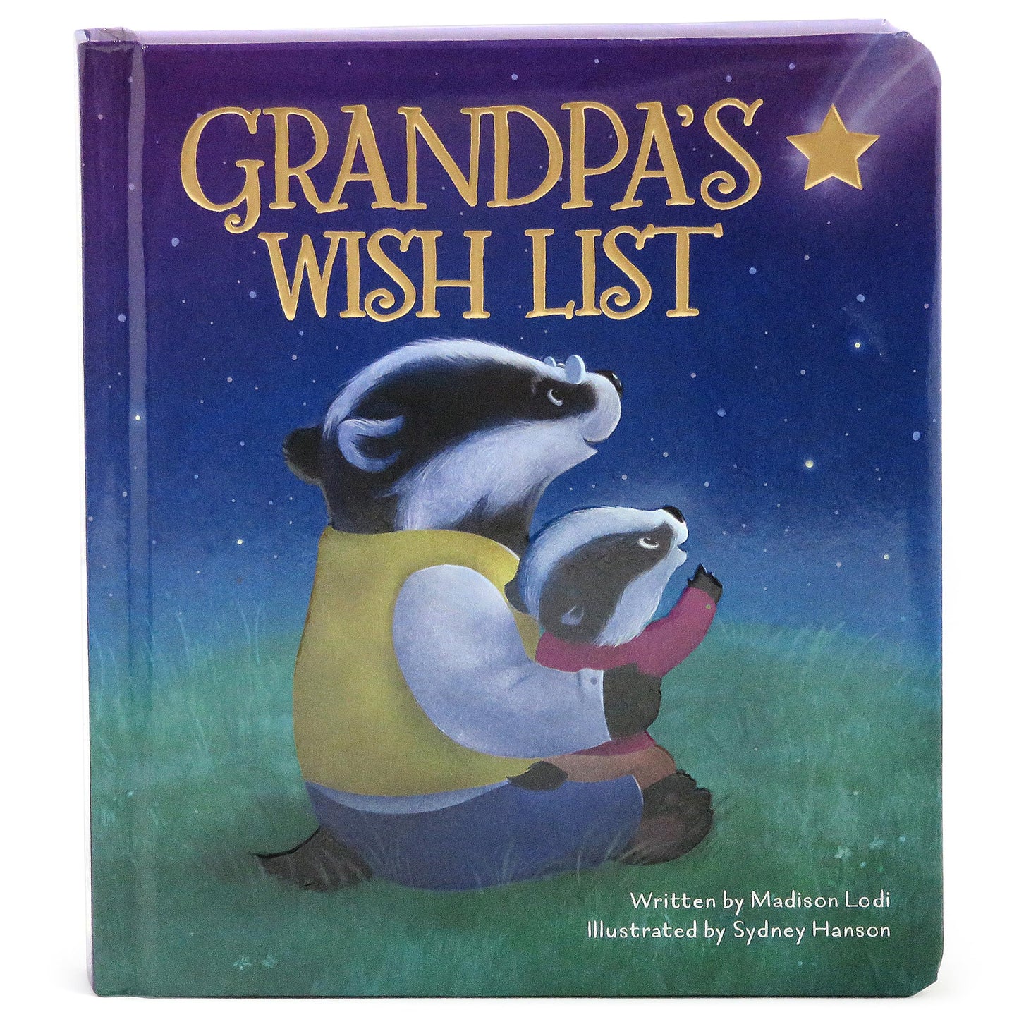 Grandpa’s Wish List: A Keepsake Board Book for Grandchildren; Gift for Babies, Toddlers & New Grandfathers