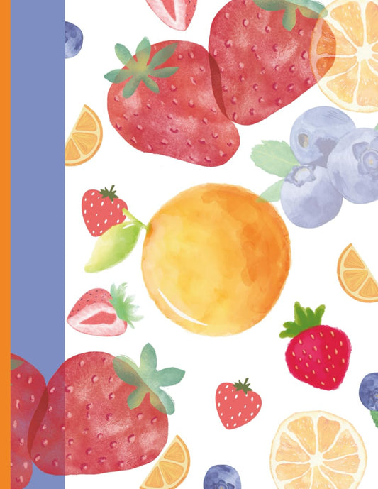 Student Planner: Cute Stylish Fruit Theme Semester Agenda/Habit Tracker undated, 168 pages, 8.5 x 11 in | | Ideal for College/High School