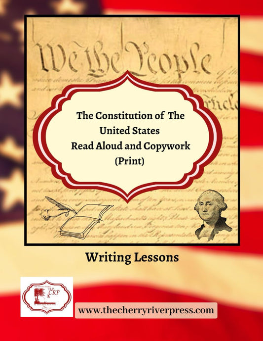 The United States Constitution Read aloud and Copywork (Print) - 5891